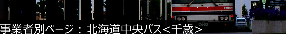事業者別ページ | 北海道中央バス(千歳)