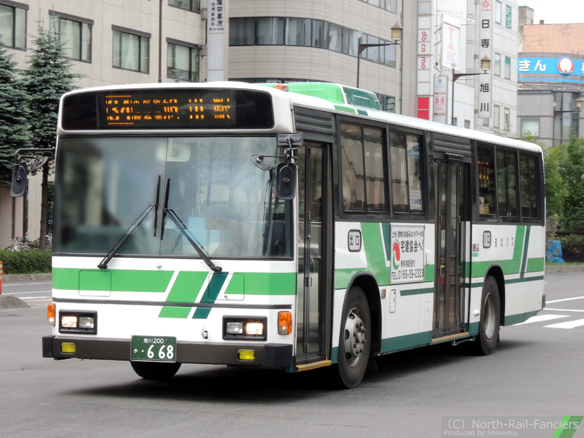 旭川200か668-3